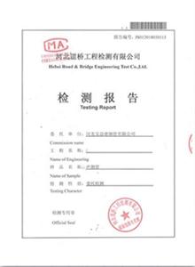 承德公司检测报告